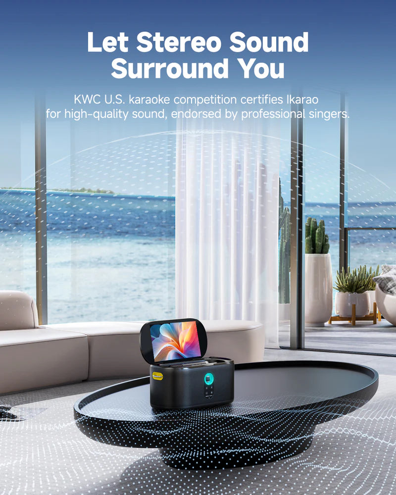 Machine audio sans fil portable Shell S1 Premium, deux woofers de 3,5 pouces et écran HD de 10,1 pouces