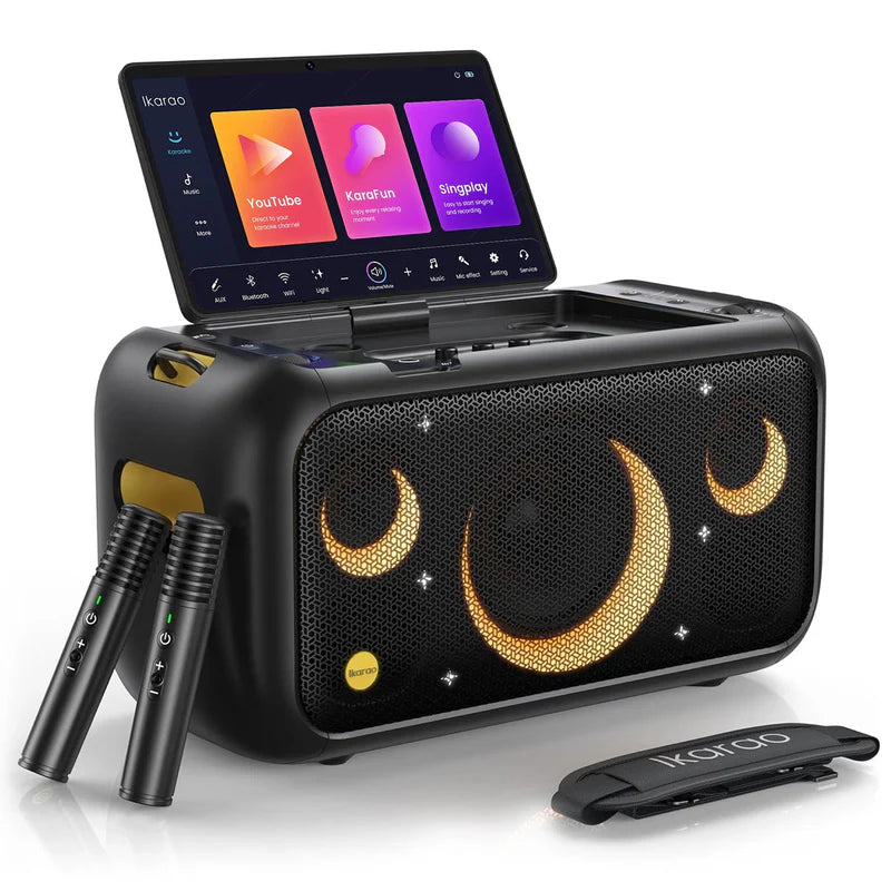 Machine audio sans fil portable Break X1 Premium, woofer de 6,5" et écran HD de 13,3"
