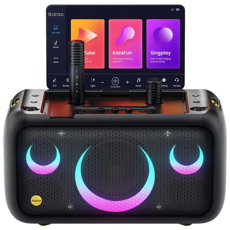 Machine audio sans fil portable Break X1 Premium, woofer de 6,5" et écran HD de 13,3"