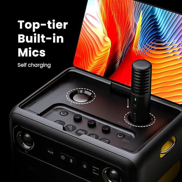 Machine audio sans fil portable Break X2 Premium, deux woofers de 4 pouces et écran HD de 10,1 pouces