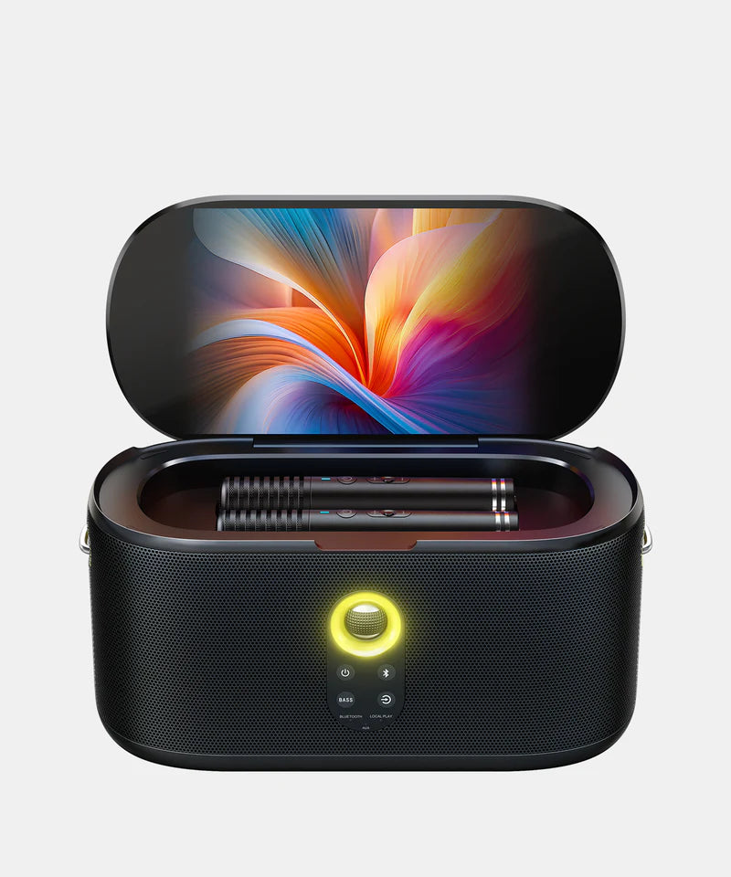 Machine audio sans fil portable Shell S1 Premium, deux woofers de 3,5 pouces et écran HD de 10,1 pouces