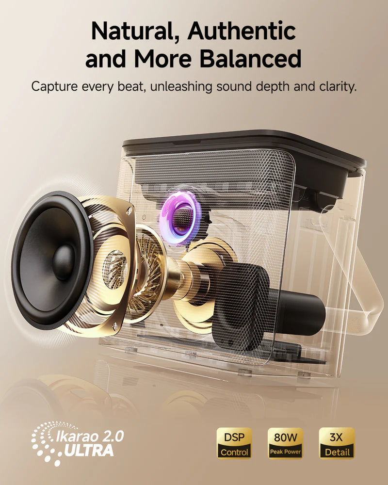 Shell S3 – Portable Karaoke Machine with 7” Touchscreen, 2 Wireless Microphones and 6 Months Free KaraFun App