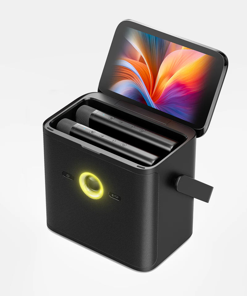 Shell S3 – Portable Karaoke Machine with 7” Touchscreen, 2 Wireless Microphones and 6 Months Free KaraFun App